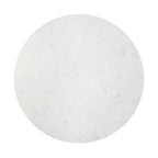 Jaramillo - Round Dining Table With Engineered Marble Top - Engineered Marble Top & Black