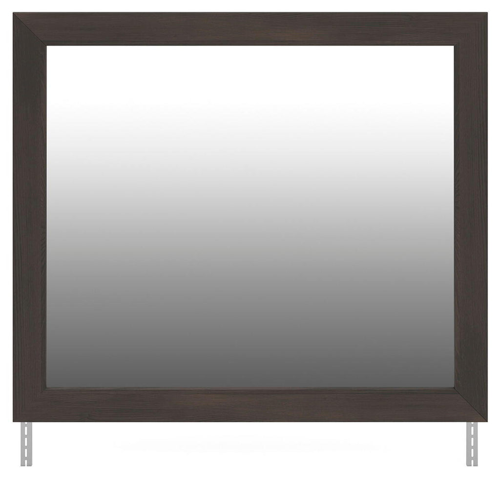 Shaehartin - Bedroom Mirror - Dark Brown