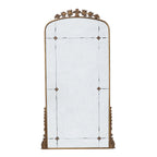 Lavish - Full Length Mirror, AntiqueMetal Floor Mirror For Living Room, Bedroom - Gold
