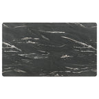 Crestmont 78-inch Extension Dining Table Black Faux Marble