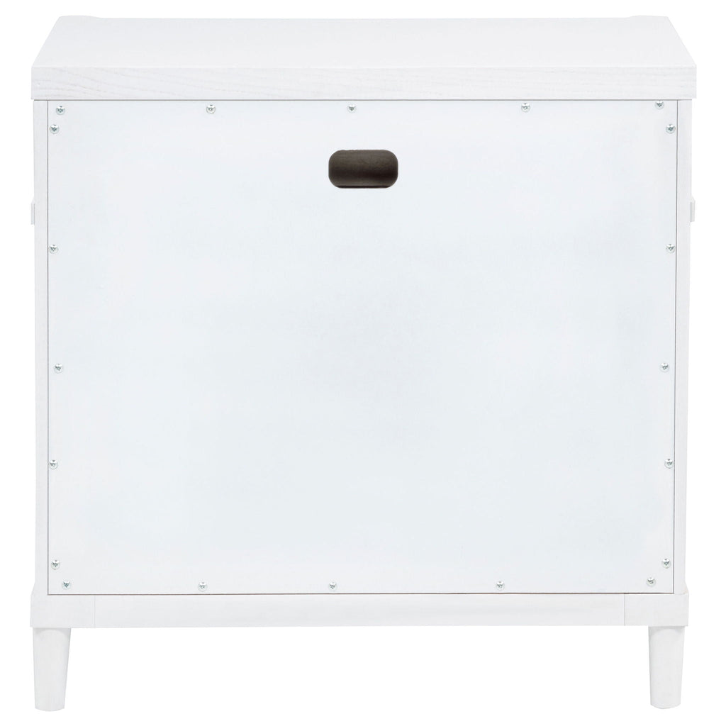 Gracemont 3-drawer Bedroom Nightstand Bedside Table White