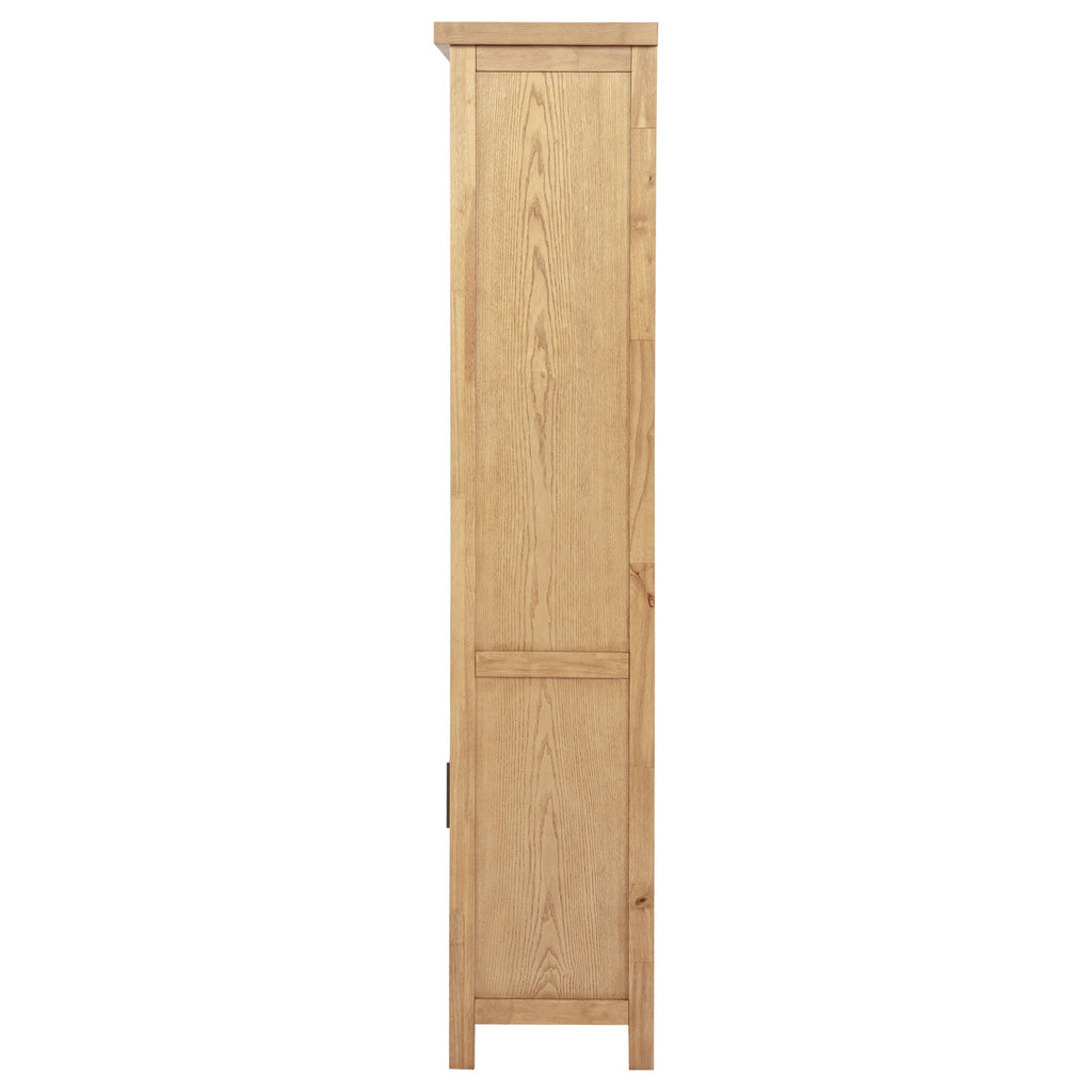 Vermes 72-inch 2-door Home Office Cabinet Bookcase Light Ash