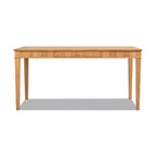 Dumont - Modern Farmhouse 1 Drawer Fluted Home Office Writing Desk - Natural Blonde