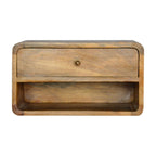Curve Upper Slot Floating Nightstand