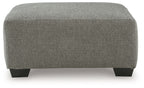 Clarington - Oversized Accent Ottoman - Greystone