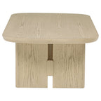 Kailani Coastal Rectangular Cocktail Coffee Table Beige Oak