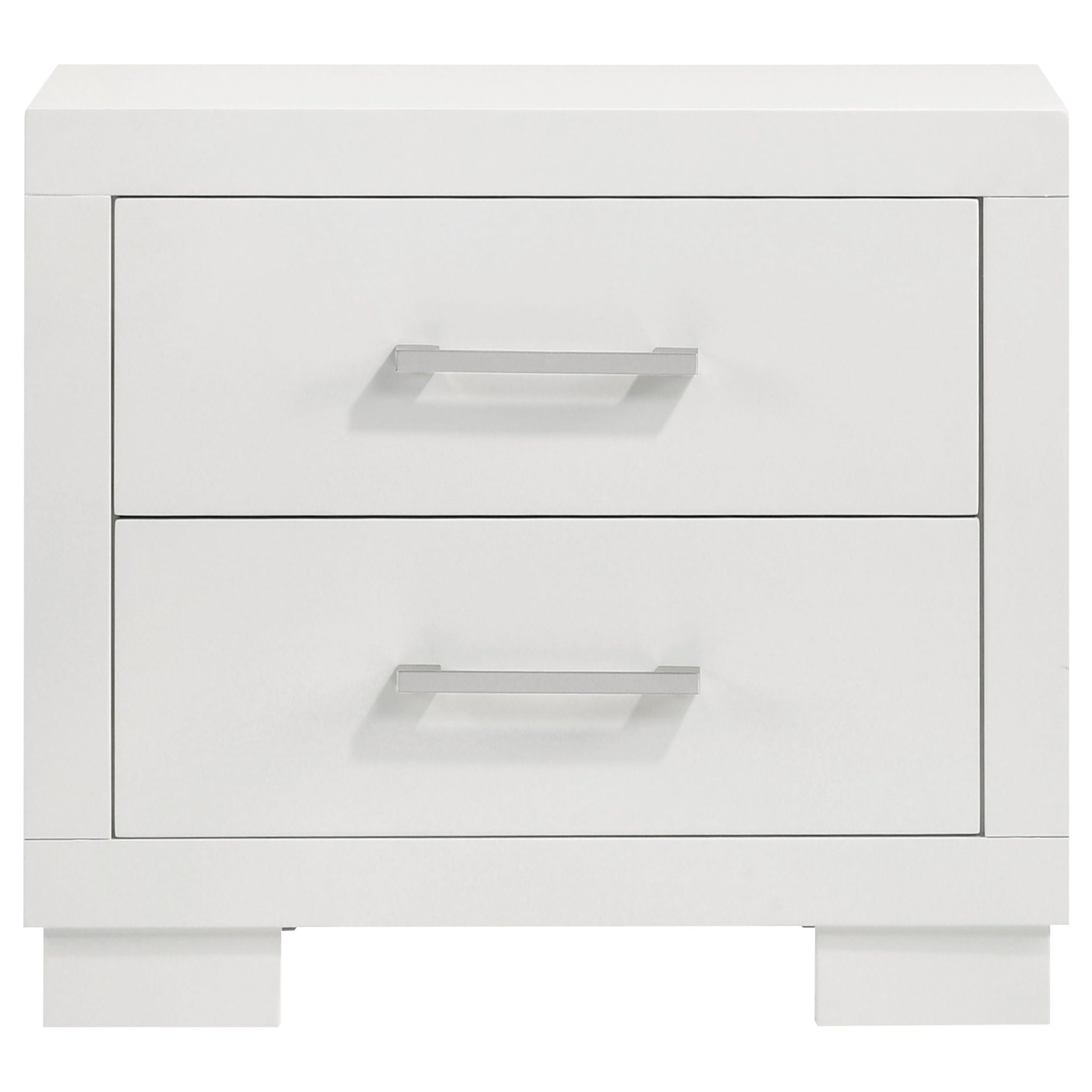 Jessica 5-piece Eastern King LED Bedroom Set Snow White