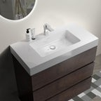 Alice - Bathroom Vanity With Large Storage, Freestanding