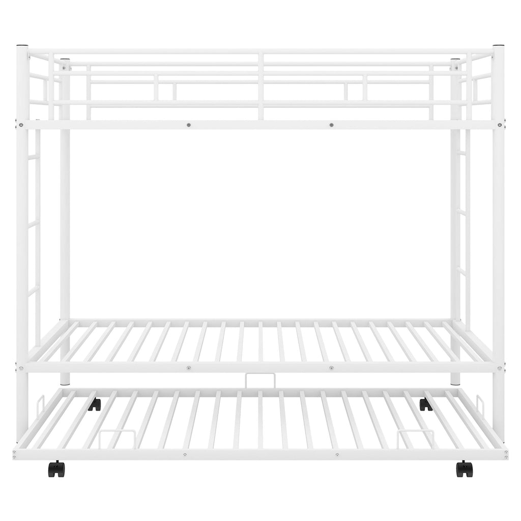 Twin Over Twin Bunk Bed With Trundle
