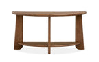 Tanner - Demilune Sofa Table - Tawny Brown