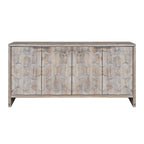 Accent Cabinet Farmhouse Style 4 Door Wooden Cabinet Sideboard Buffet Server Cabinet Storage Cabinet, For Living Room, Entryway, Hallway, Office, Kitchen And Dining Room
