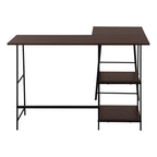 Computer Desk, Home Office, Corner, Storage Shelves, L Shape, Work, Laptop, Contemporary, Modern