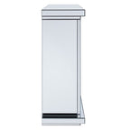 Noralie - LED Electric Fireplace - Mirrored & Faux Diamonds