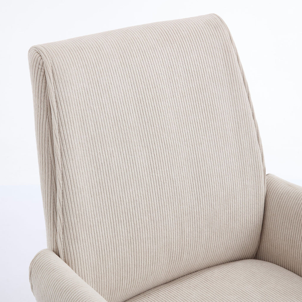 Ergonomic Mid-Back Office Chair With Gold Base