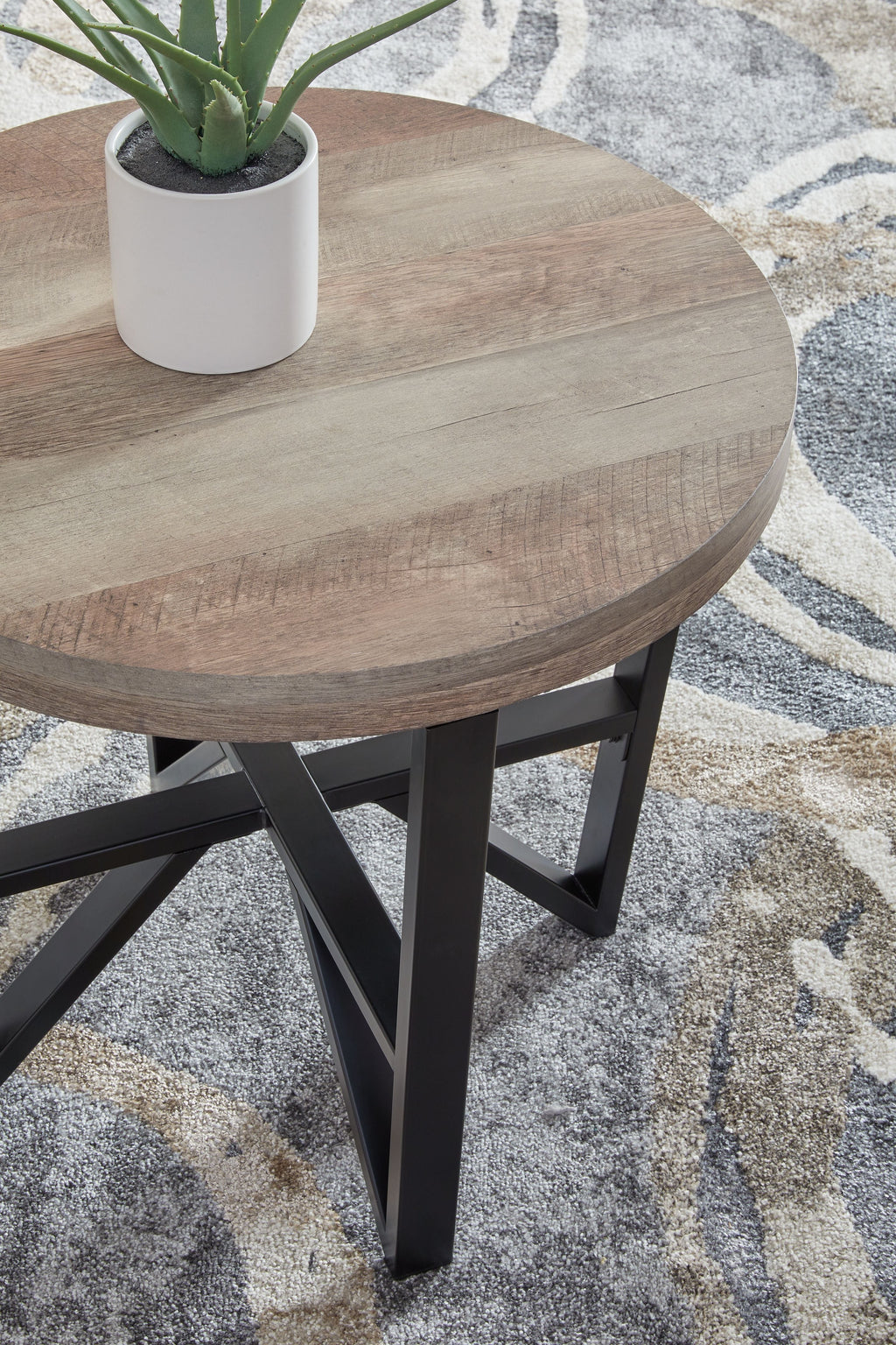 Deanlee - Occasional Table Set (Set of 3) - Grayish Brown / Black