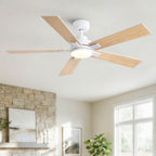 Reversible Motor Integrated LED Dimmable Ceiling Fan With Light