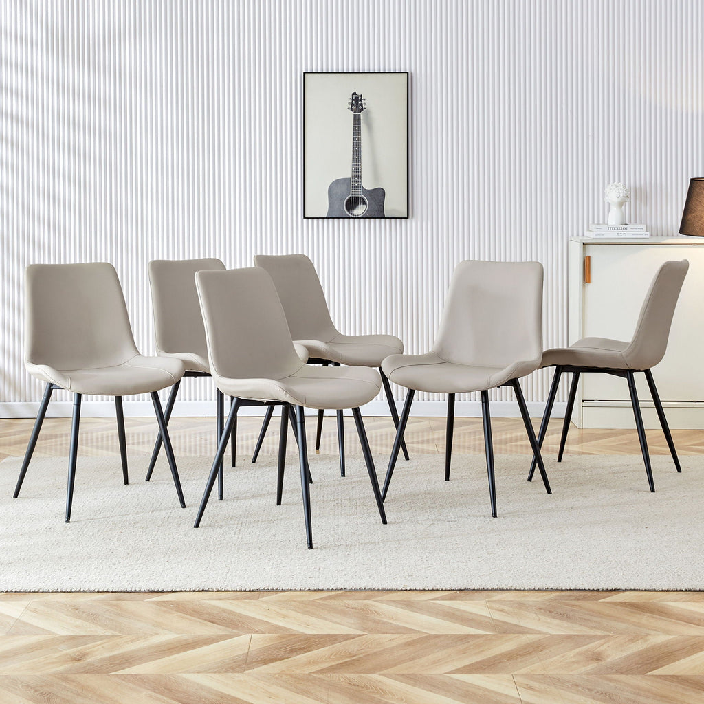 Modern Medieval Style Restaurant Cushioned Chairs With Suede Backrests