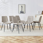 Modern Medieval Style Restaurant Cushioned Chairs With Suede Backrests