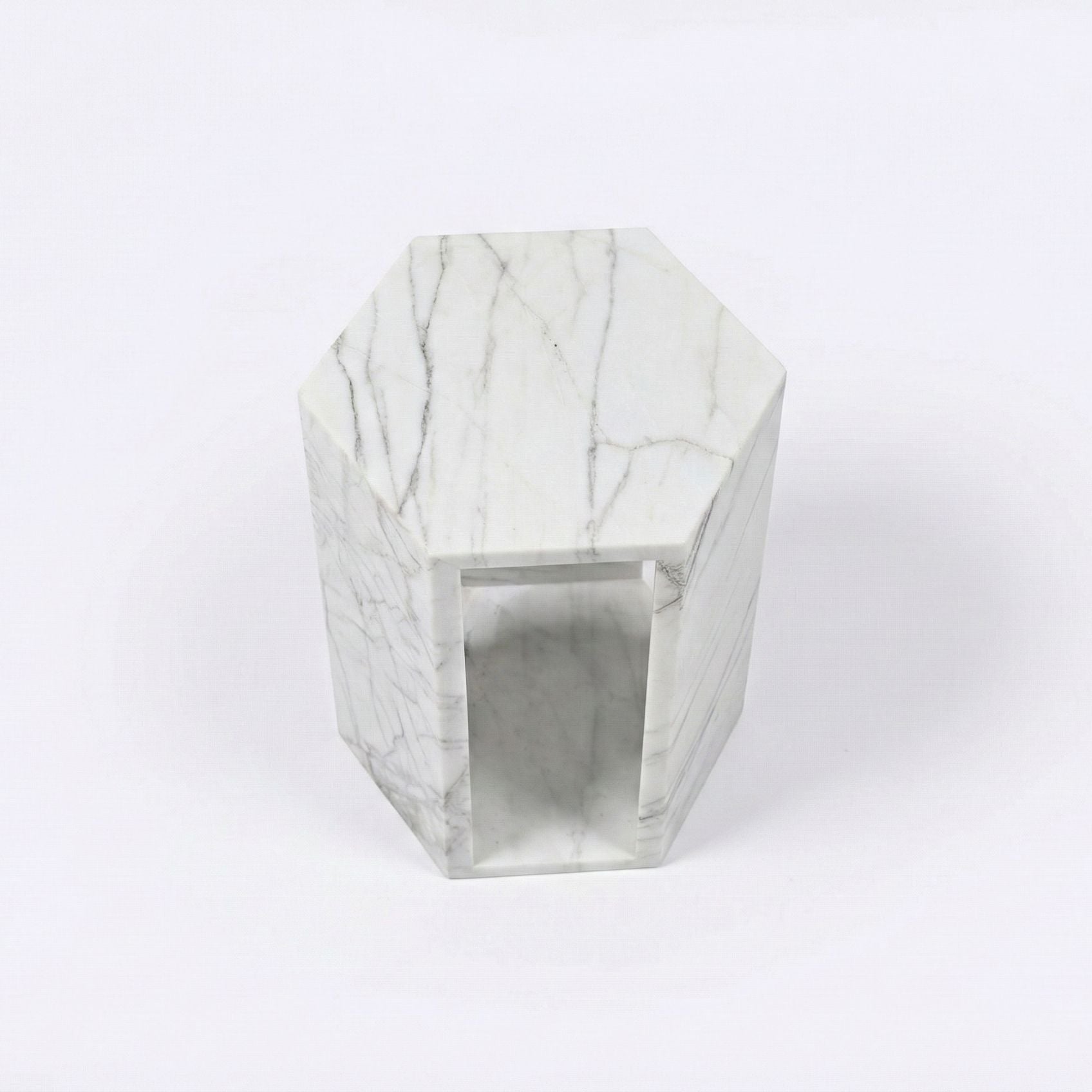 Modern Minimalist Hexagon Side Table