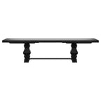 Florence 126-inch Extension Dining Table Distressed Black