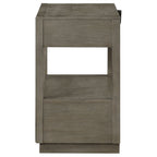 Durango 2-drawer Nightstand Bedside Table Taupe Oak