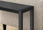 Accent Side Table, Narrow, Small, 2 Tier, Contemporary And Modern