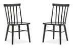 Lindon - Dark Dining Side Chair (Set of 2) - Dark Brown