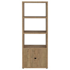 Tabby 3-shelf Engineered Wood Media Tower Mango