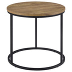 Lainey Round Occasional Side End Table Mango