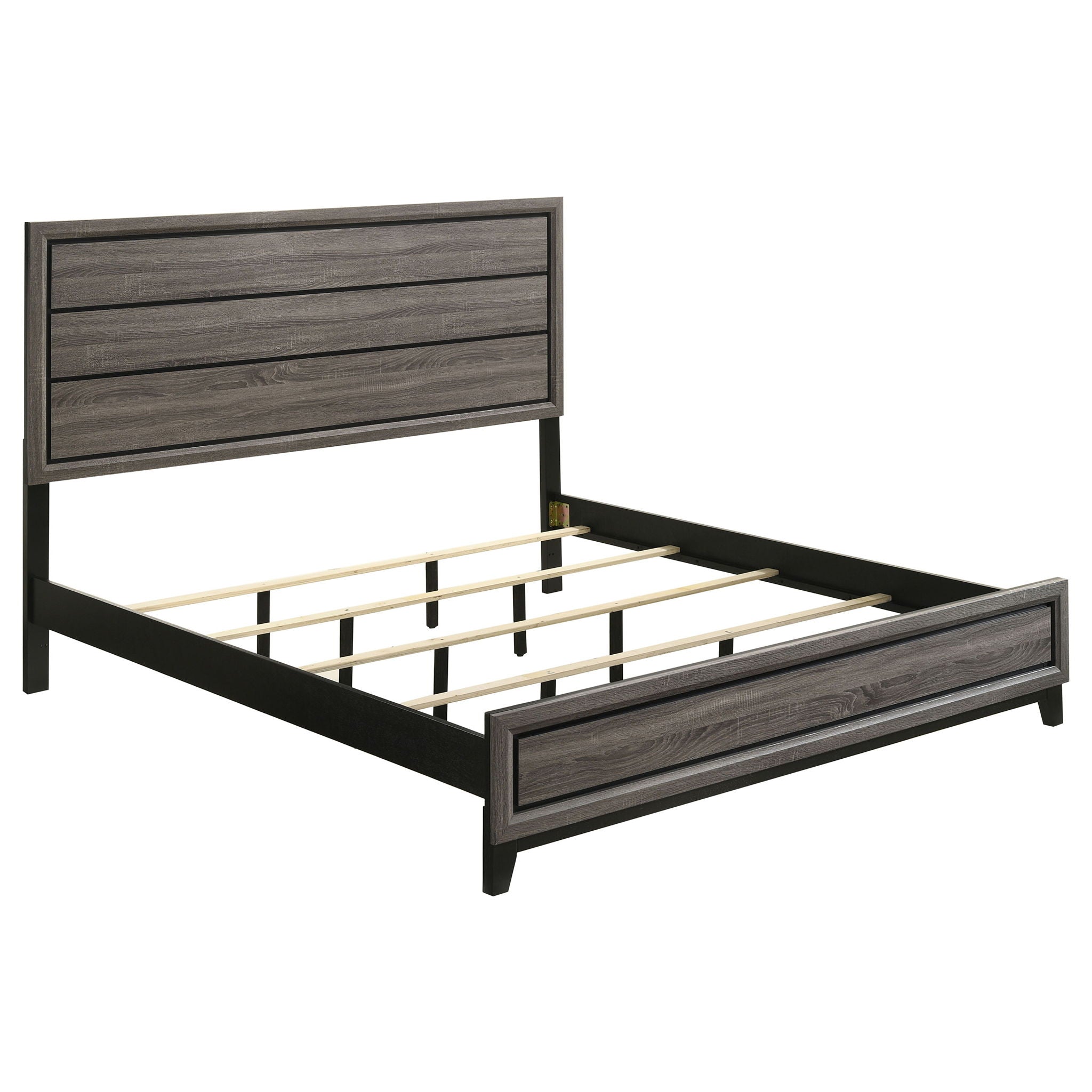 Watson Five-piece Eastern King Bedroom Set Grey Oak