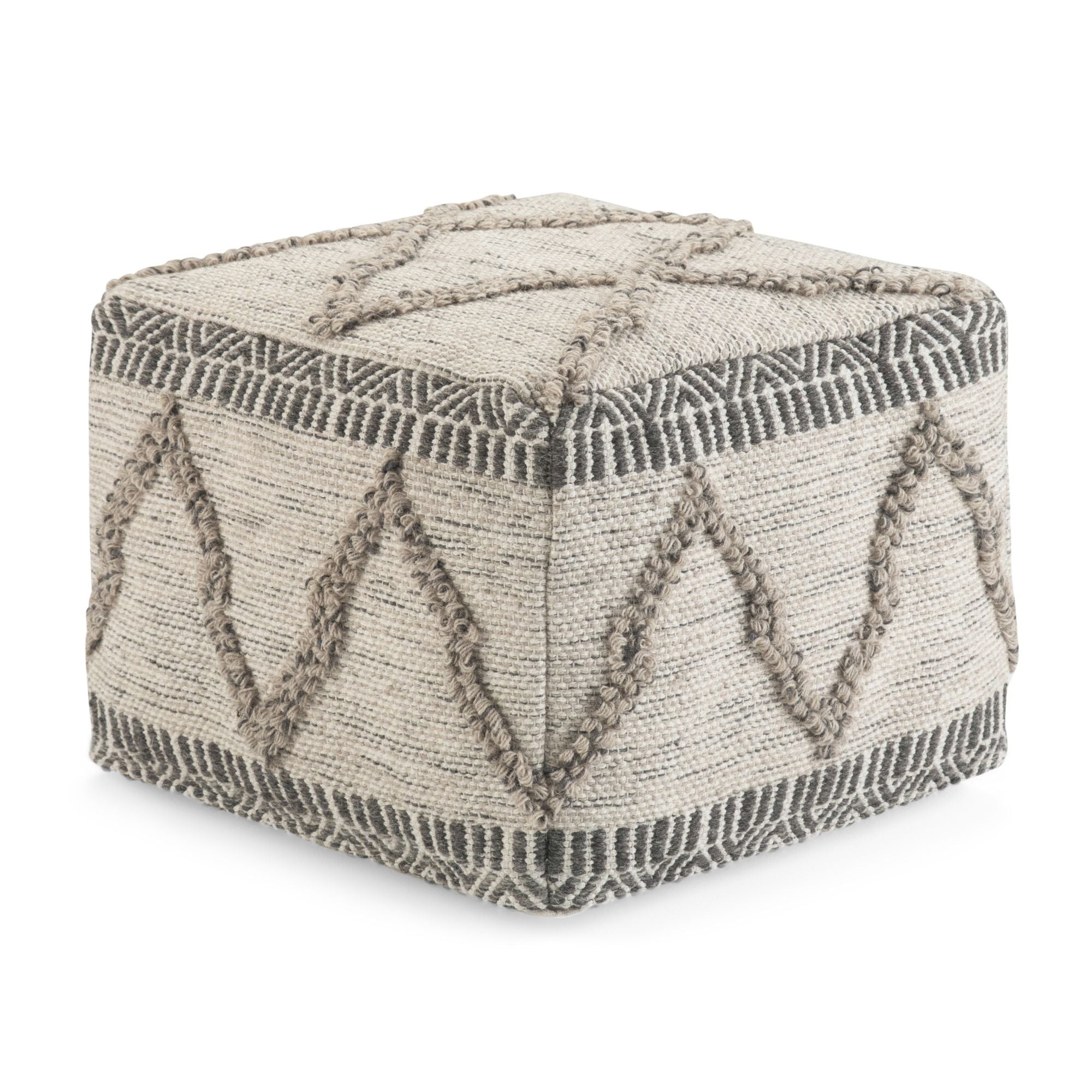 Sweeney - Upholstered Square Pouf