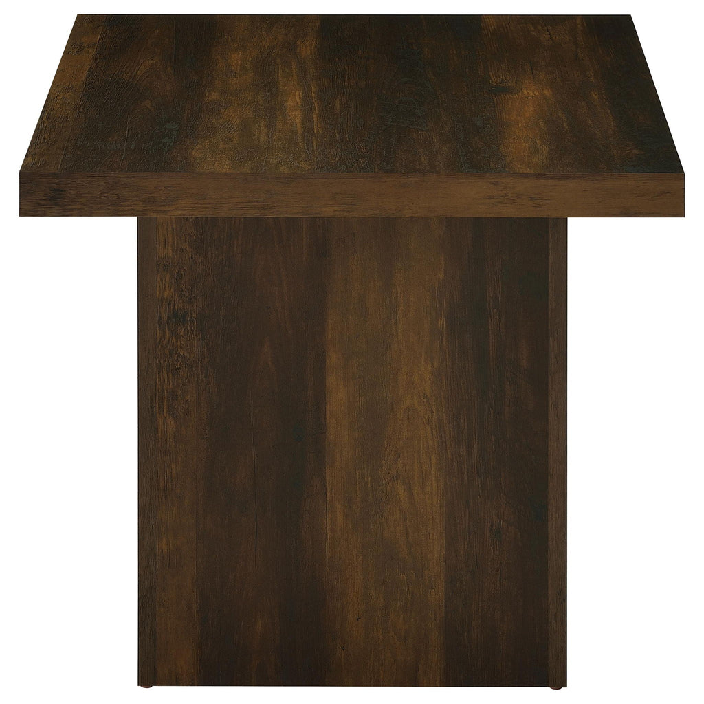 Devar 3-piece Square Coffee and End Table Set Dark Pine
