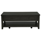 Payne 48-inch Mobile Lift Top Coffee Table Distressed Java