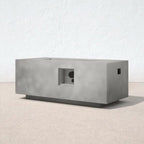Propane Outdoor Durable Fire Pit Table - Gray