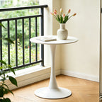 Round Dining Table With Tulip Style Base