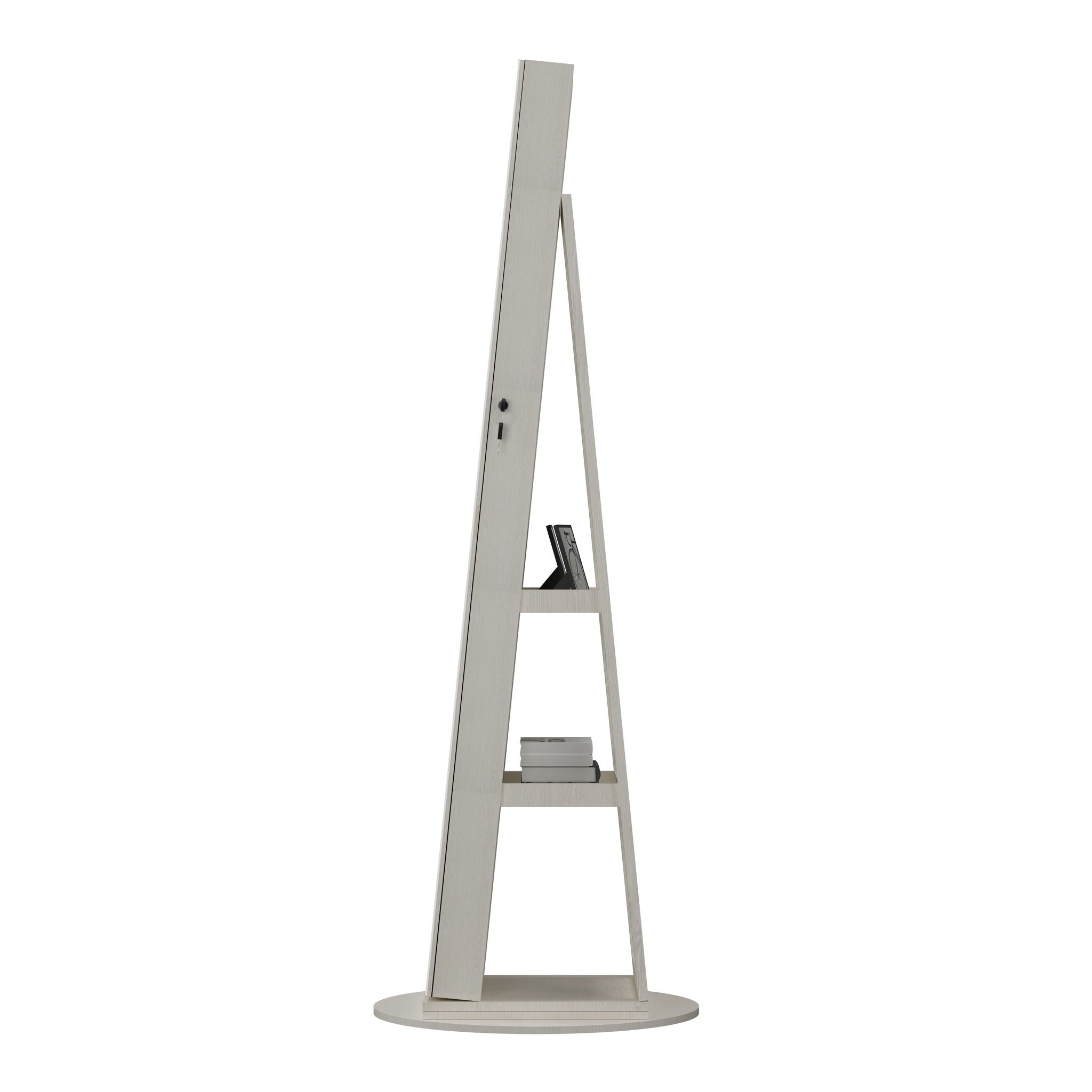 Swivel Jewelry Cabinet With Full Length Mirror