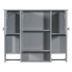 Wall Mounted Bathroom Storage Cabinet With Mirror, Medicine Cabinet With Towel Bar