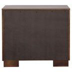Jessica 2-drawer Nightstand Cappuccino