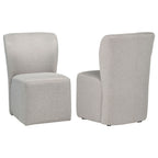 Jaelynn Upholstered Parsons Dining Side Chair Beige (Set of 2)