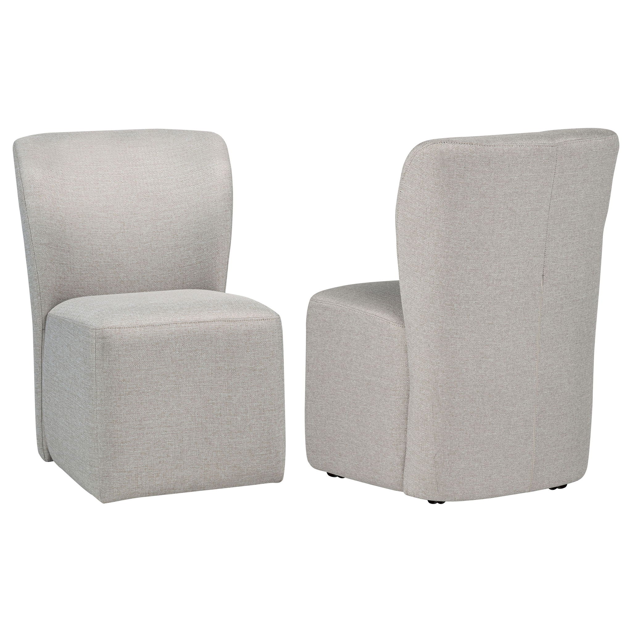 Jaelynn Upholstered Parsons Dining Side Chair Beige (Set of 2)