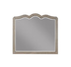 Scallop Shaped Mirror - White Poplar