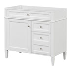 Bathroom Vanity With 2 Drawers And Tip-Out Drawer, Storage Cabinet