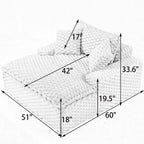Harbor - Luxury Sofa Turtle Fleece Fabric