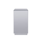 Noralie - 26" Accent Table - Mirrored, Faux Diamonds