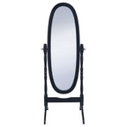 Foyet Wood Adjustable Full Length Cheval Mirror Black