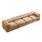 Stylish Sofa With Storage Seat And Cylindrical Backrest
