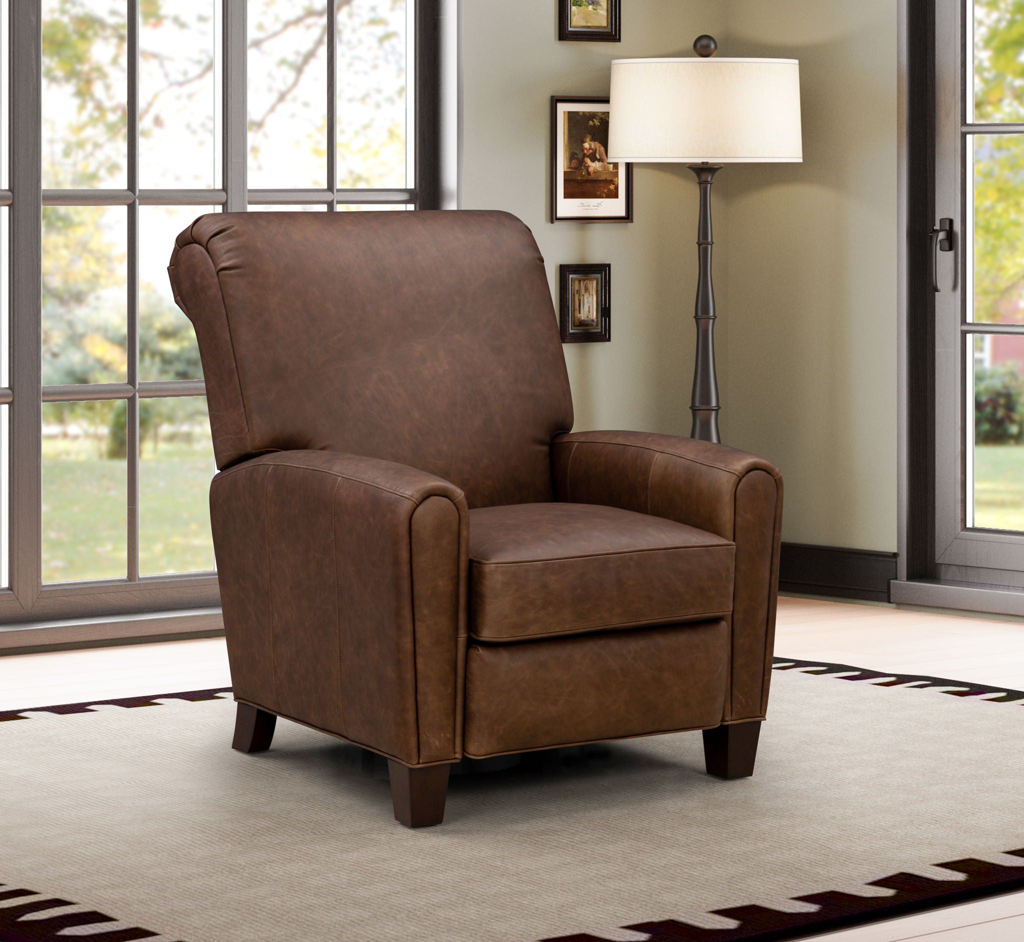 Harrington - Recliner Push Thru The Arm