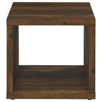 Frisco 2-piece Coffee and End Table Set Dark Pine