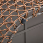 Willow - Oval Woven Patio Coffee Table, Wicker Frame