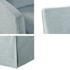 Traditional Design London Skirted Swivel Chair